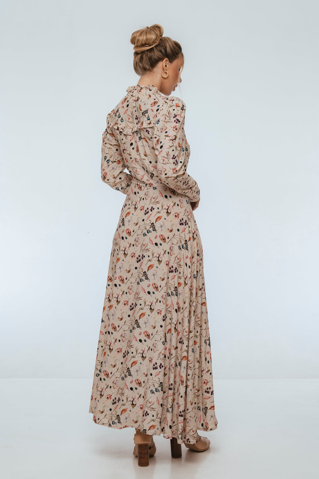 Poeme Long Sleeve Maxi Dress