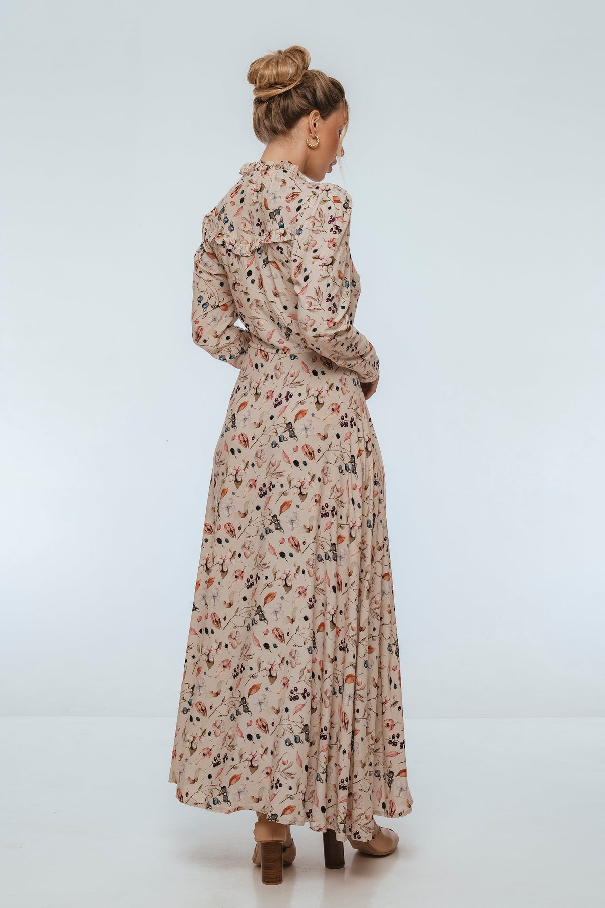 Poeme Long Sleeve Maxi Dress