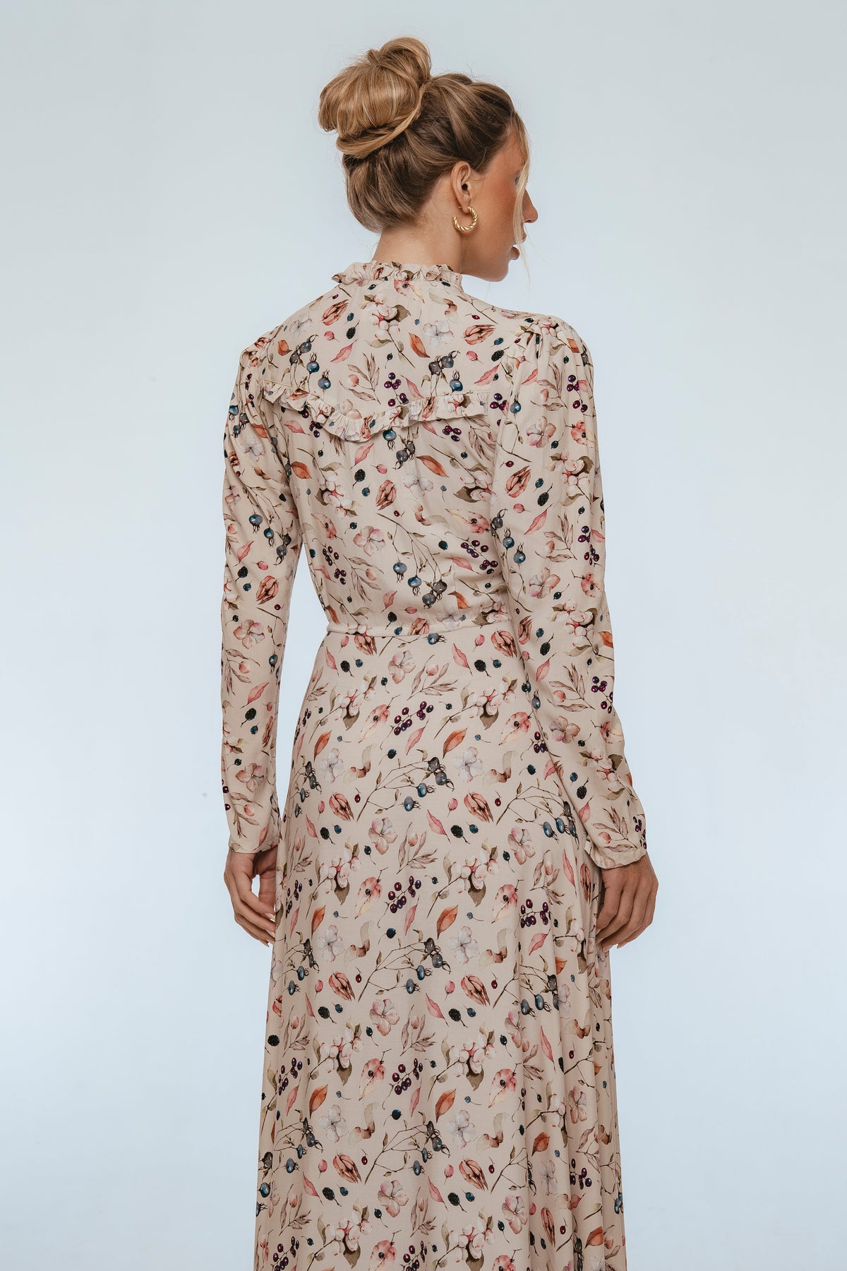 Poeme Long Sleeve Maxi Dress
