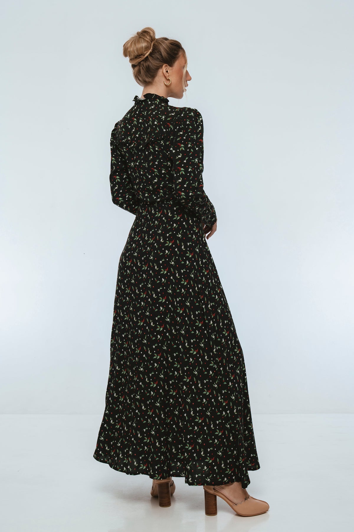 Poeme Long Sleeve Maxi Dress