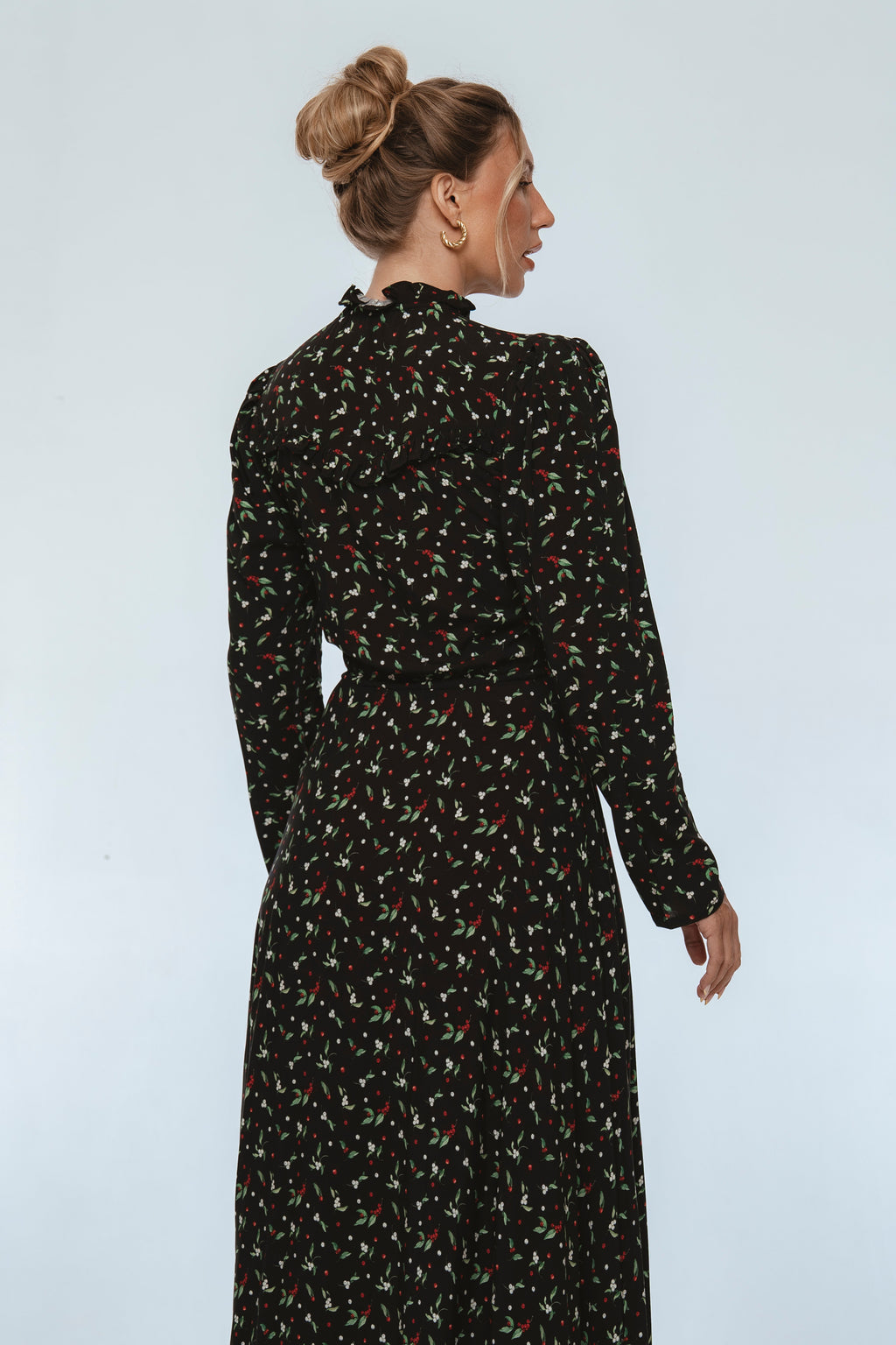 Poeme Long Sleeve Maxi Dress