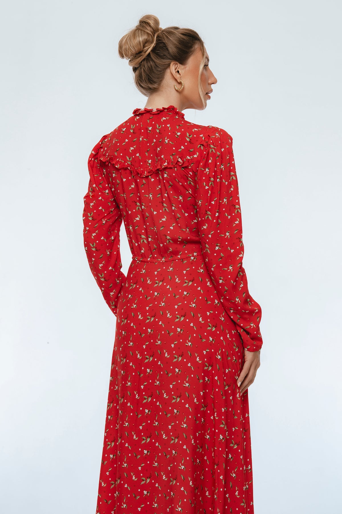 Poeme Long Sleeve Maxi Dress
